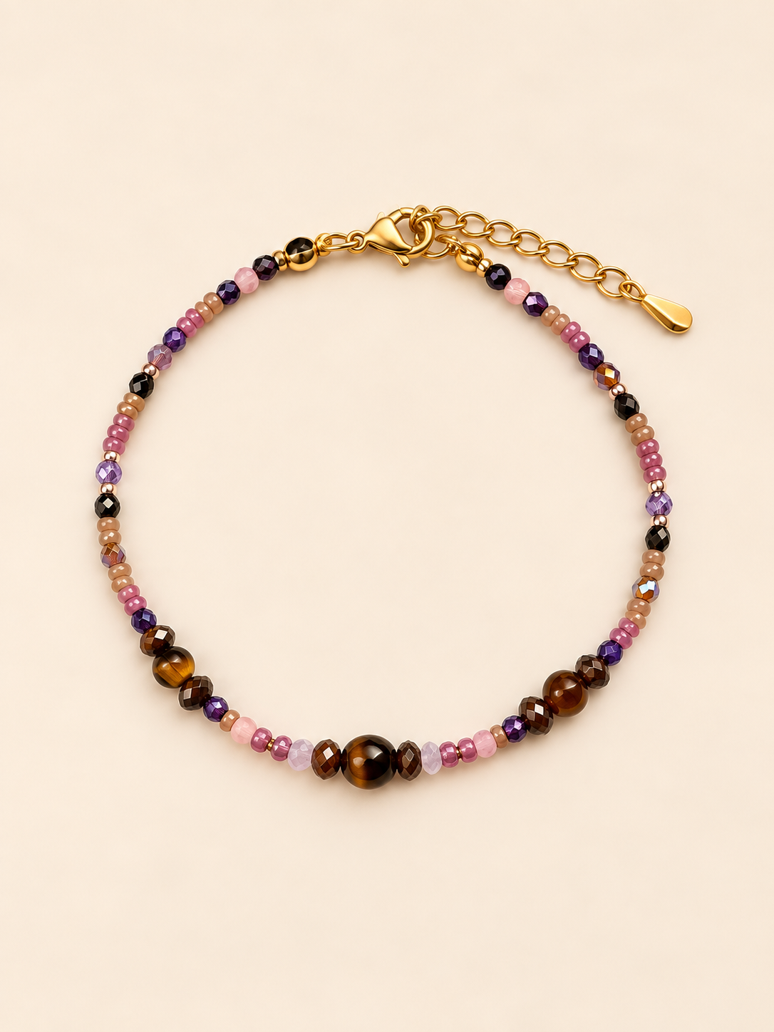 Wild Blossom choker and bracelet set.